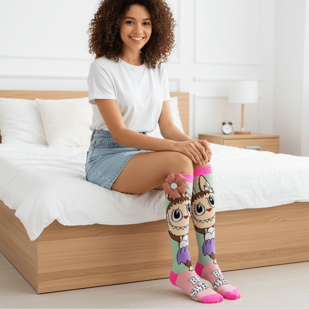 3D Crazy 3D Socks Fun Kids Cartoon Labubu