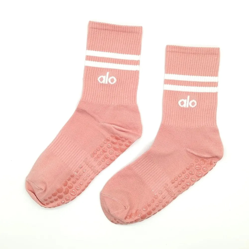 Alo yoga Throwback Sock Half-Crew - White